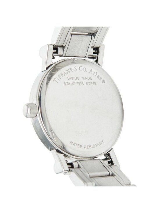 Tiffany & Co Atlas Watch Black Silver Stainless Steel 1 main image 9